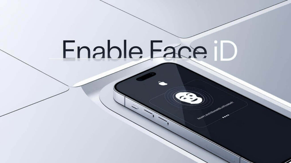 Enable Face Id on iphone